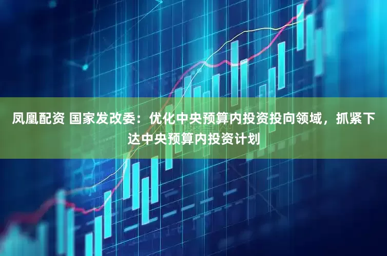 凤凰配资 国家发改委：优化中央预算内投资投向领域，抓紧下达中央预算内投资计划